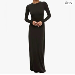 WeWoreWhat Black Maxi Dress